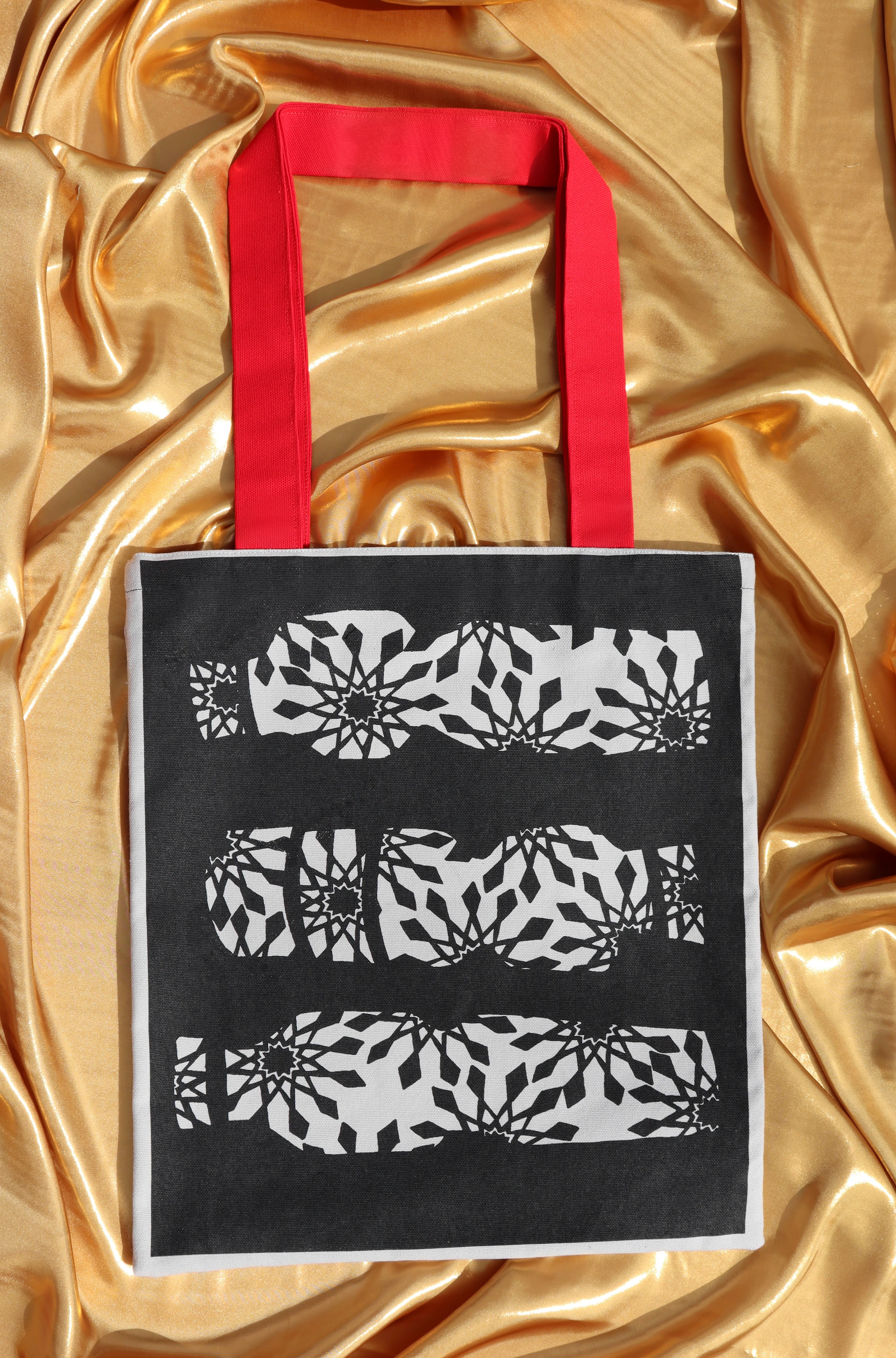 Sevilla Bottles Bag - Grey and Red